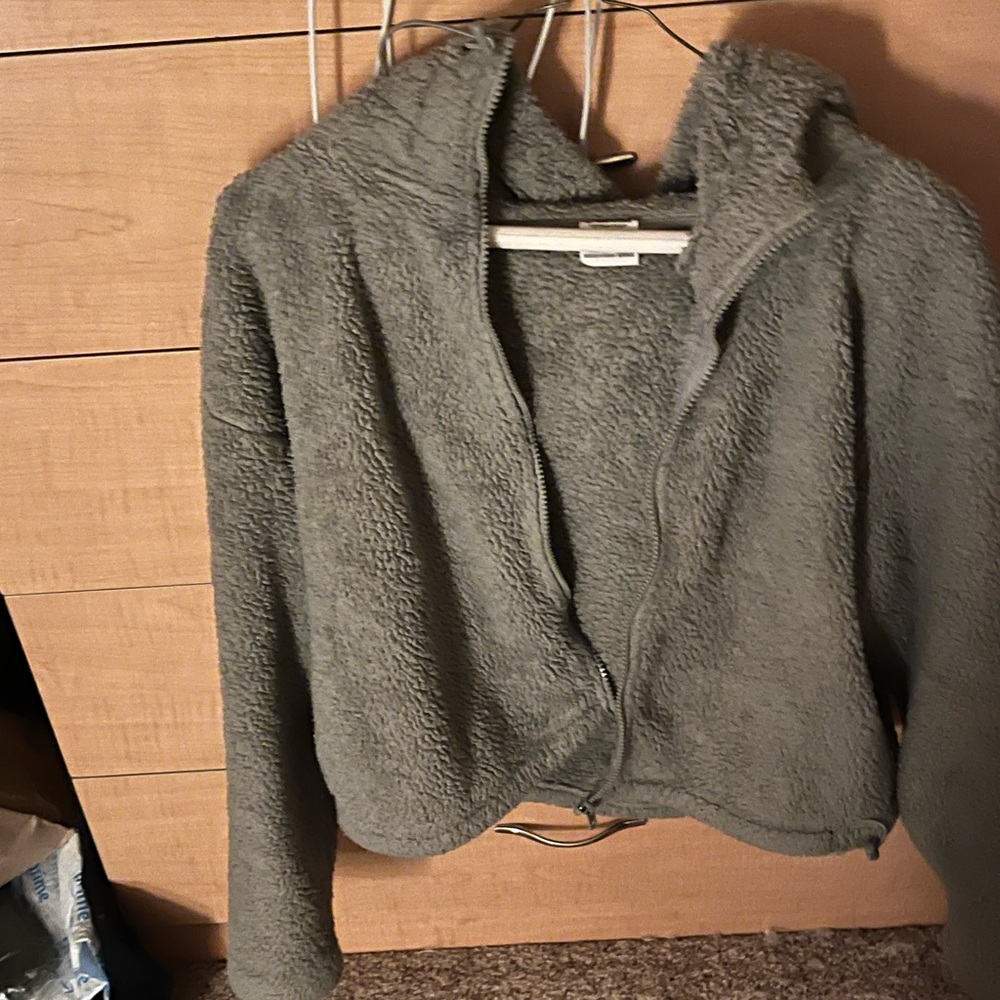 Victoria secret pink sweater + Columbia crew neck